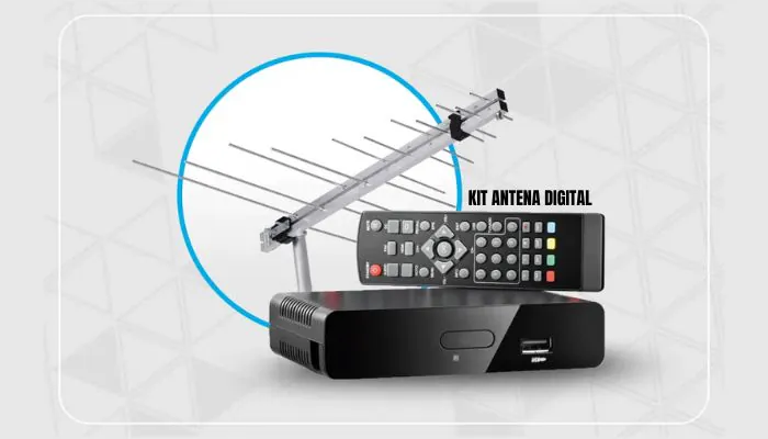 Kit Antena Digital do Governo - Troque sua Parabólica Antiga