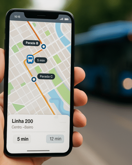 Aplicativo para Ver Localização de Ônibus em Tempo Real